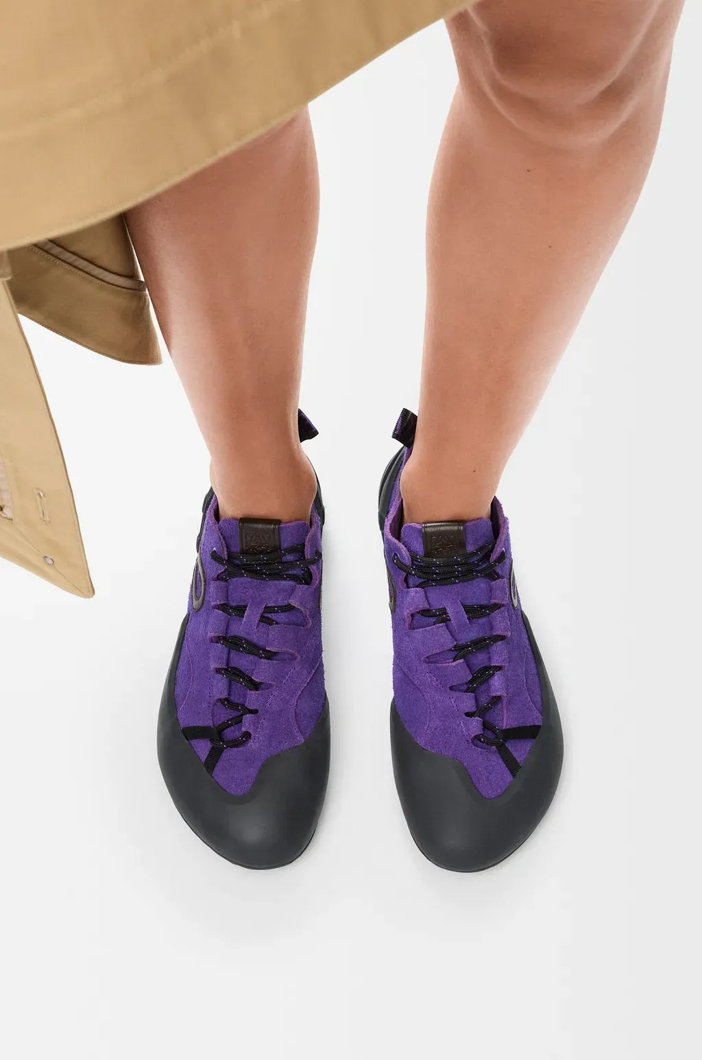 Grip Sneaker In Calfskin Suede