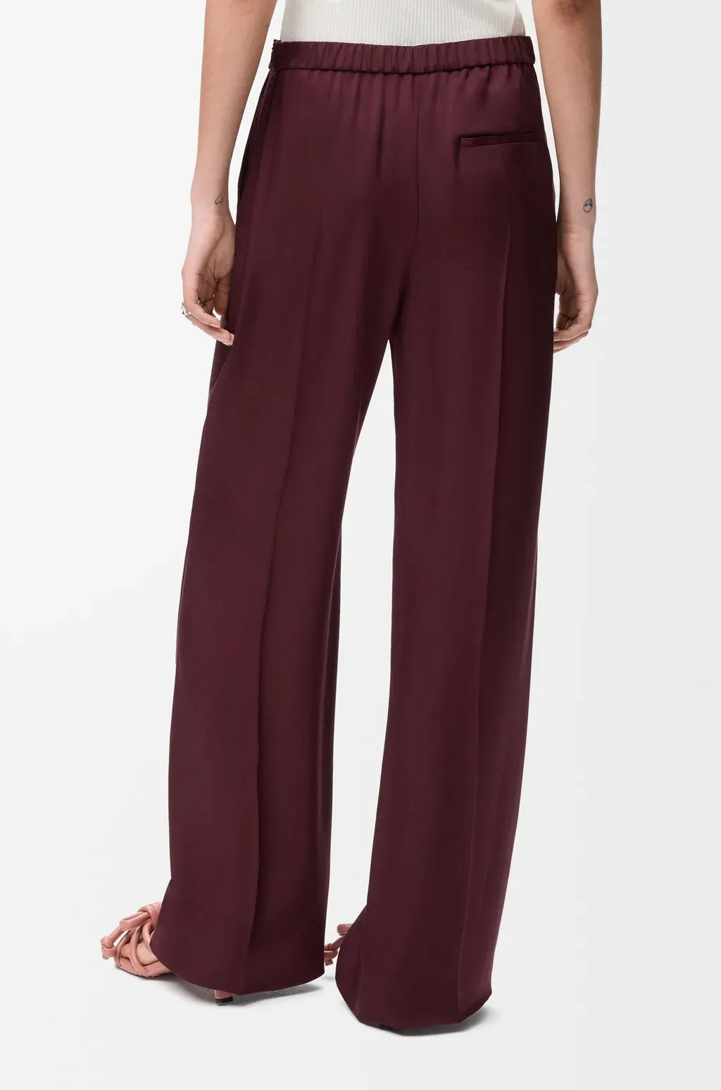 Trousers In Silk