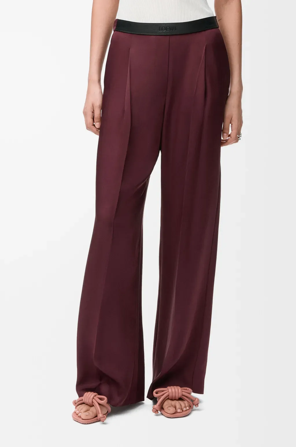 Trousers In Silk