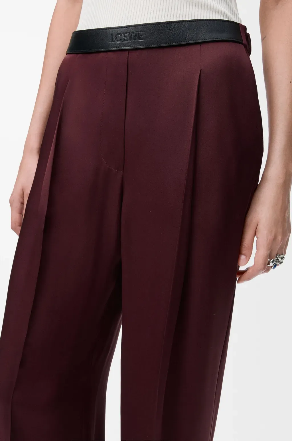Trousers In Silk