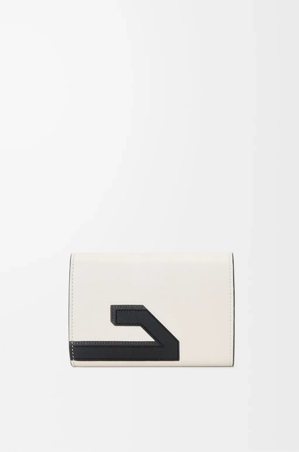 Futurist Cat Small Vertical Wallet In Classic Calfskin