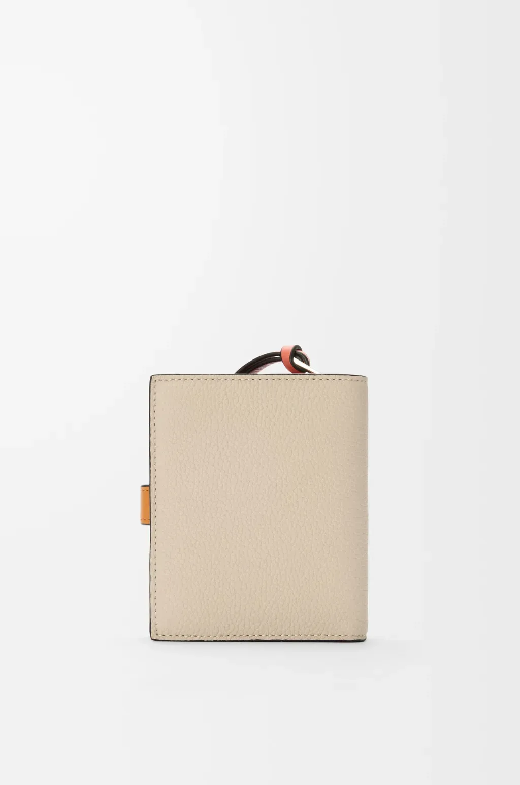 Compact Zip Wallet In Soft Grained Calfskin