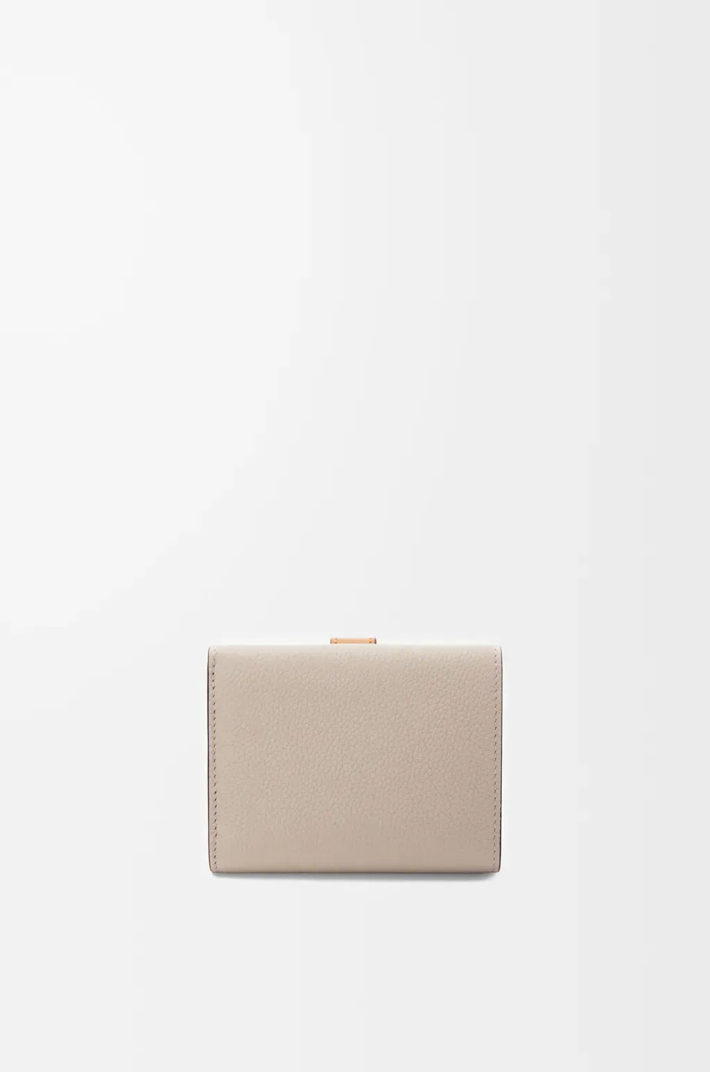 Trifold Wallet In Soft Grained Calfskin