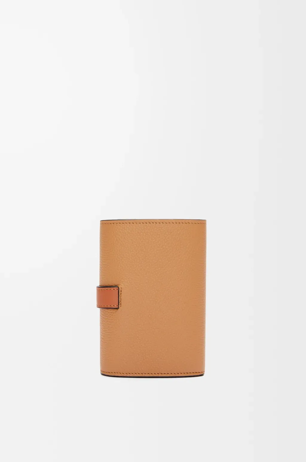 Small Vertical Wallet In Soft Grained Calfskin