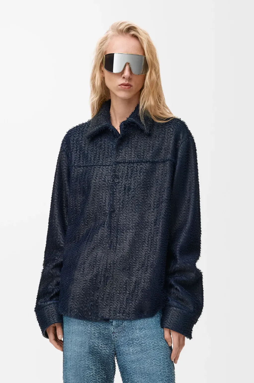 Overshirt In Nappa Lambskin