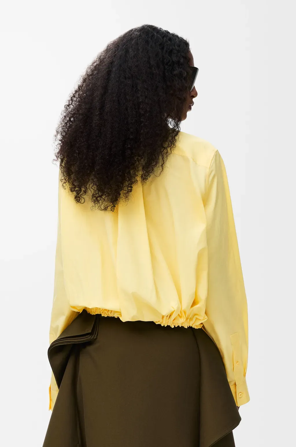 Belted Shirt In Cotton