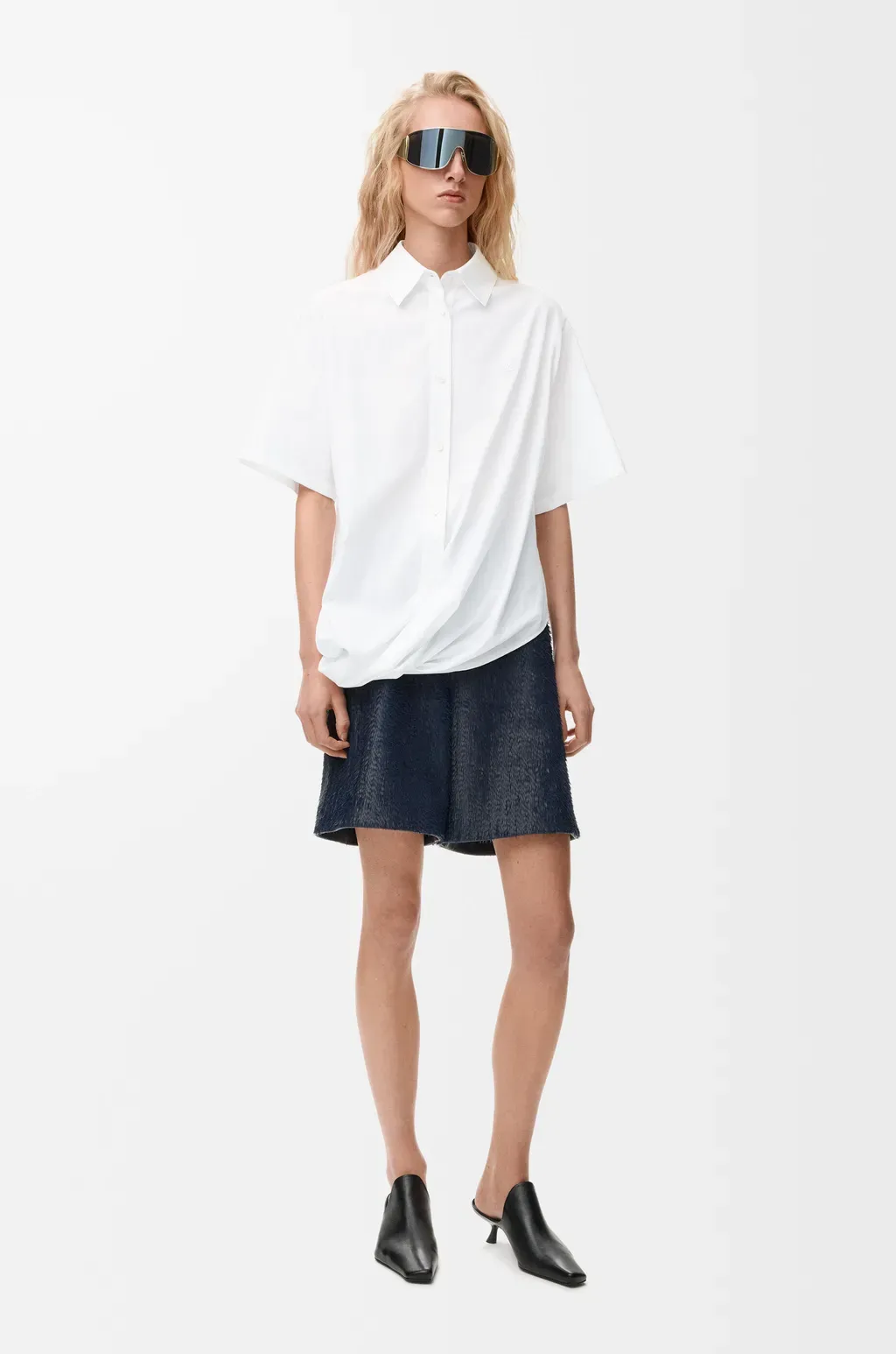 Short Sleeve Shirt In Cotton