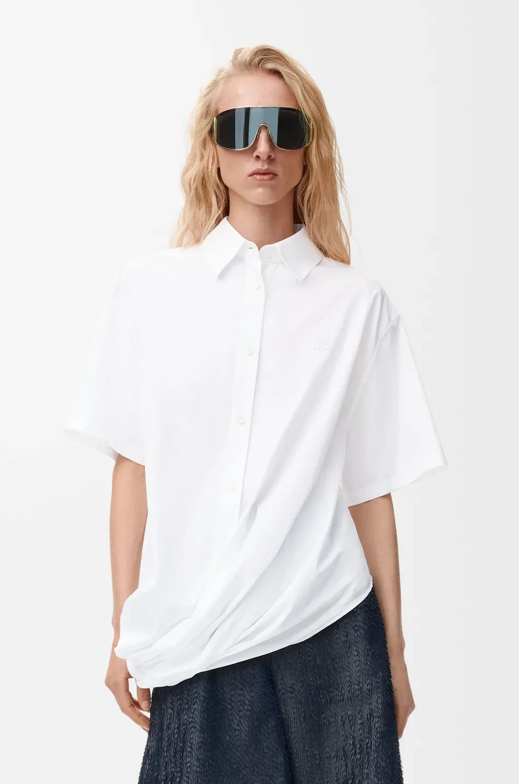 Short Sleeve Shirt In Cotton