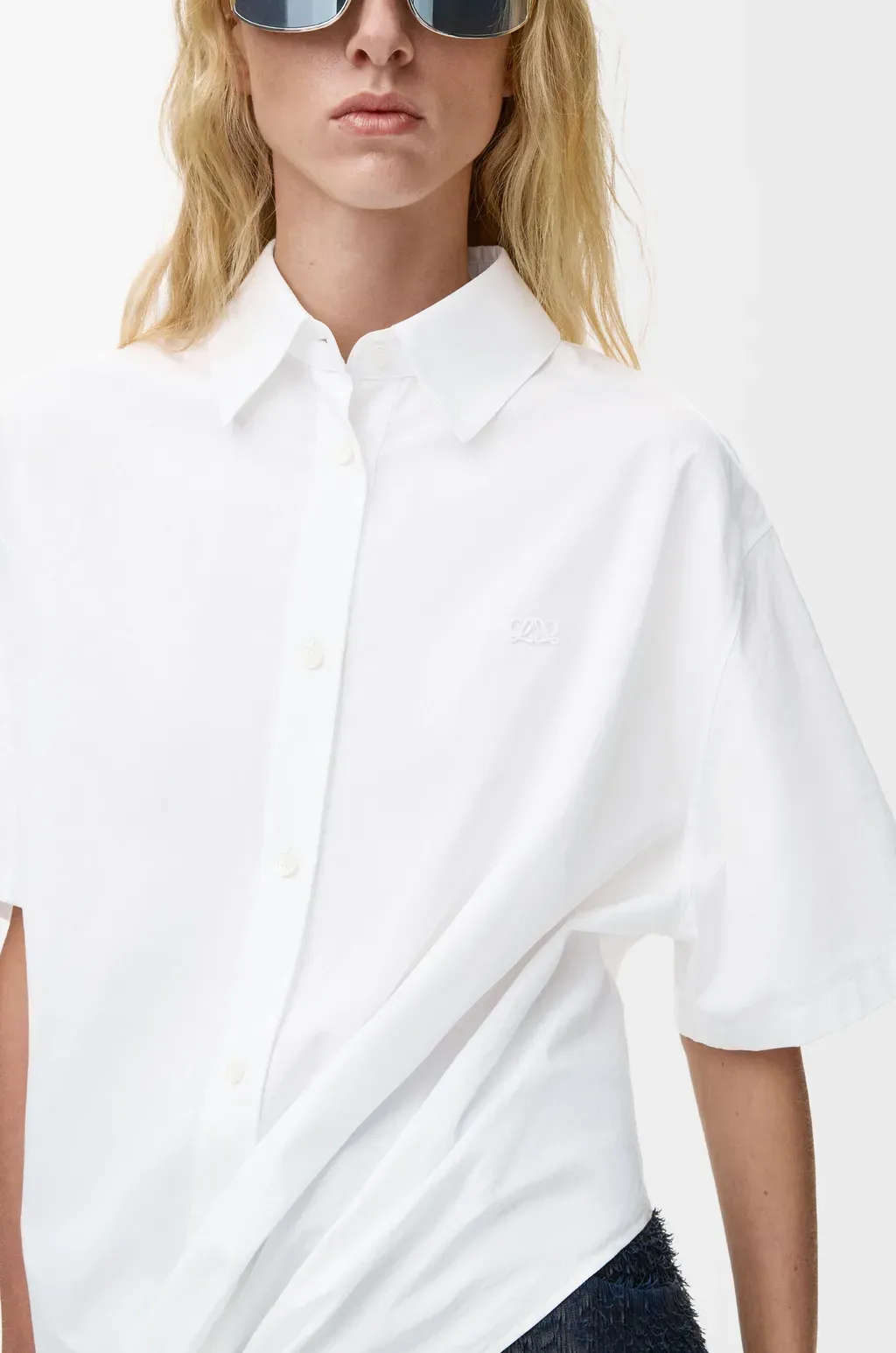 Short Sleeve Shirt In Cotton