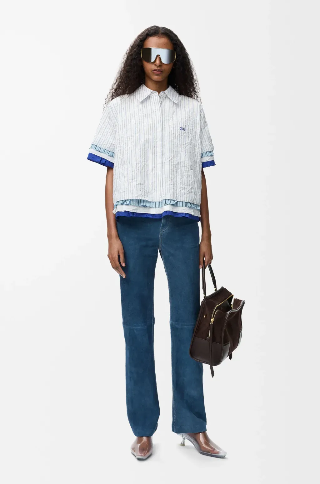 Short Sleeve Shirt In Technical Cotton