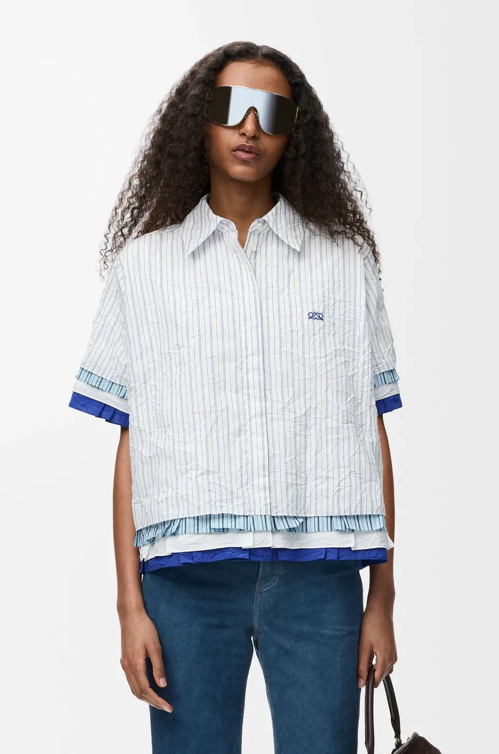 Short Sleeve Shirt In Technical Cotton