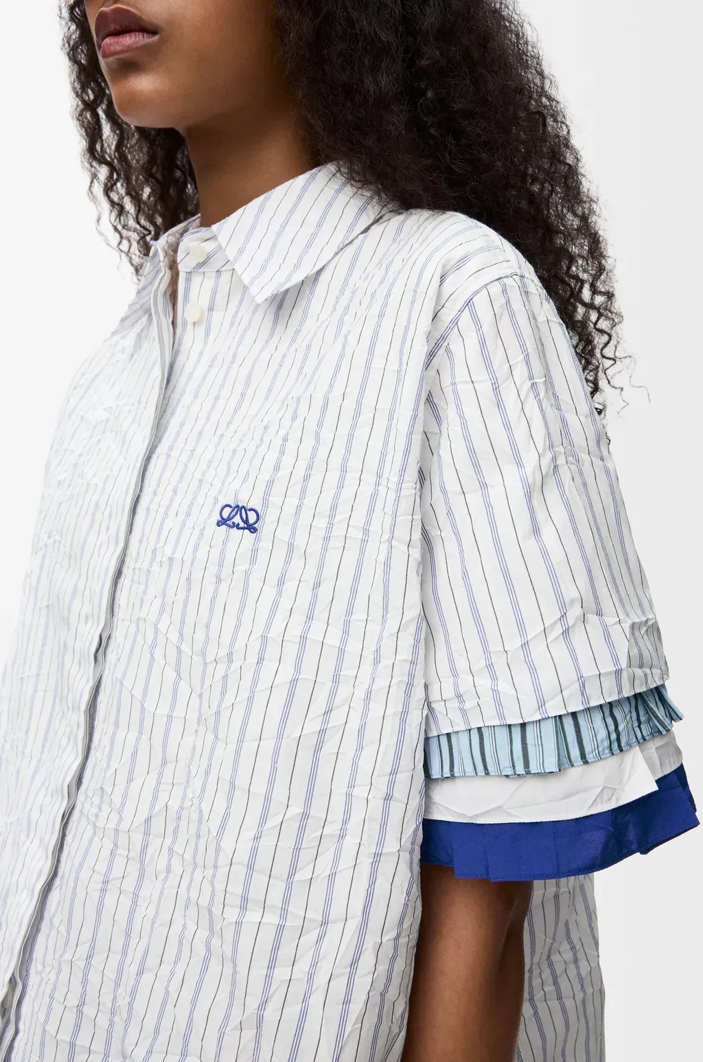 Short Sleeve Shirt In Technical Cotton