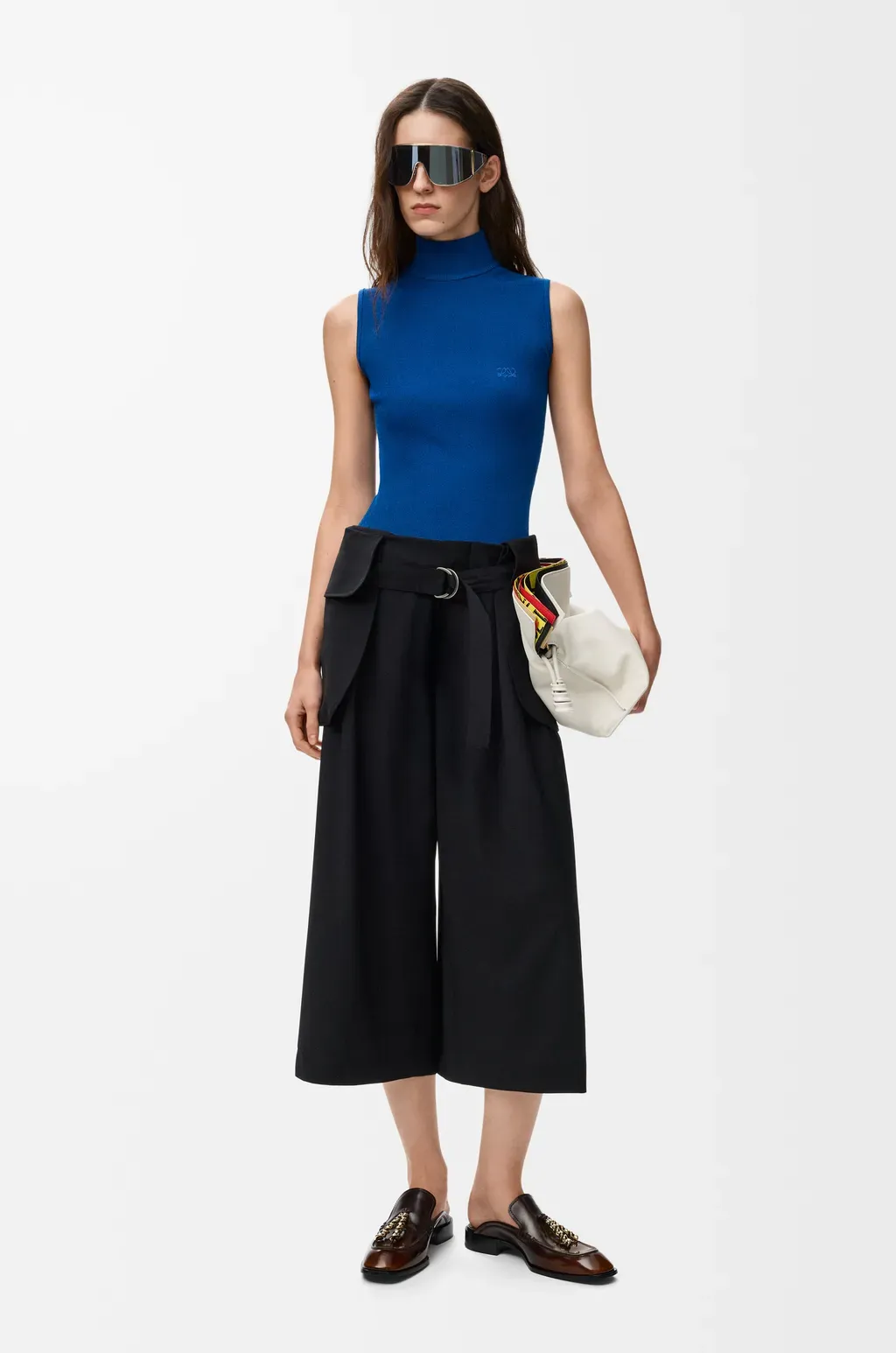 Sleeveless Top In Viscose Blend