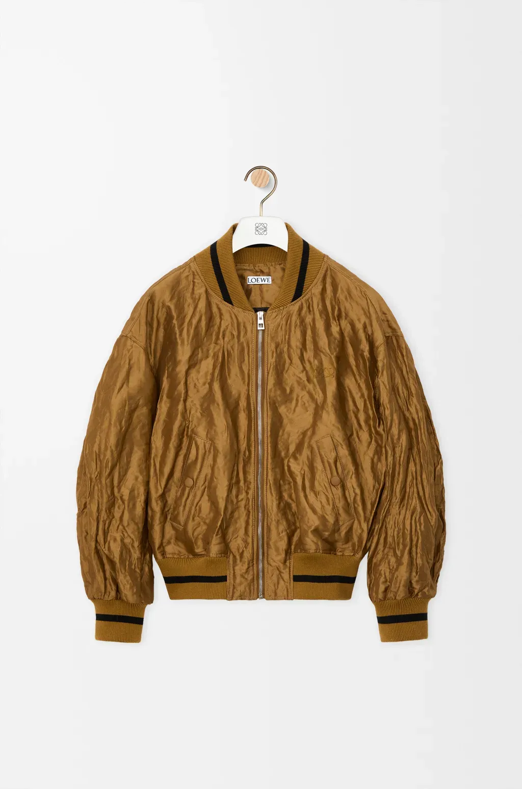 Bomber Jacket In Technical Fabric