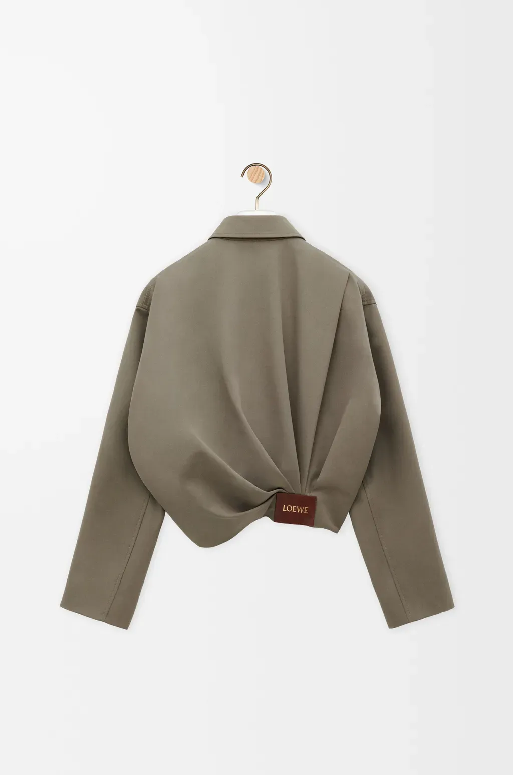 Draped Jacket In Cotton And Silk