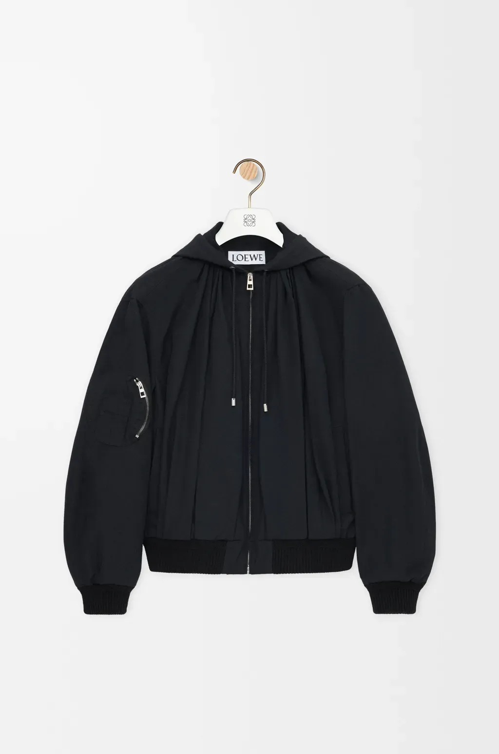 Hooded Jacket In Cotton Blend