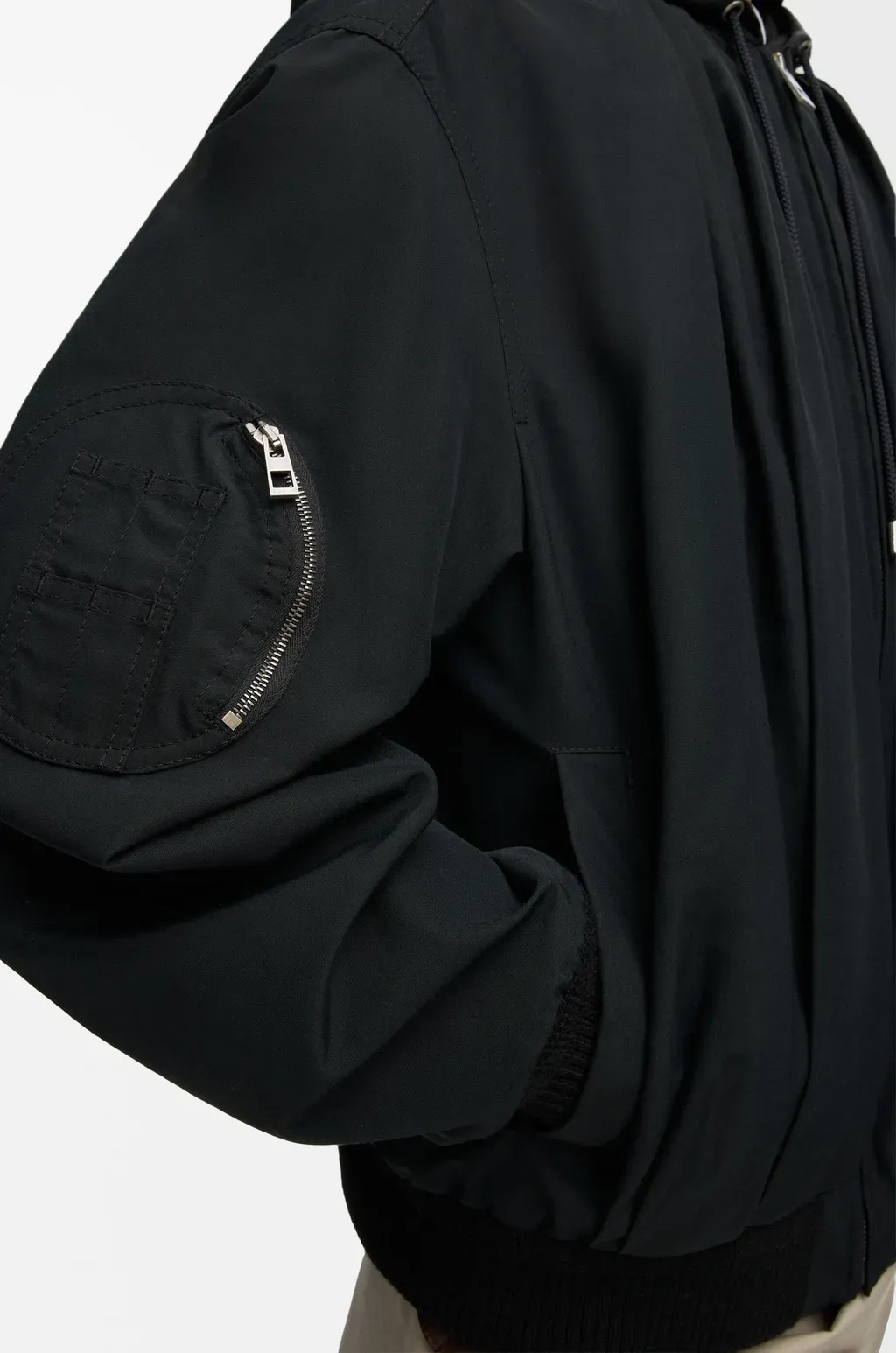 Hooded Jacket In Cotton Blend
