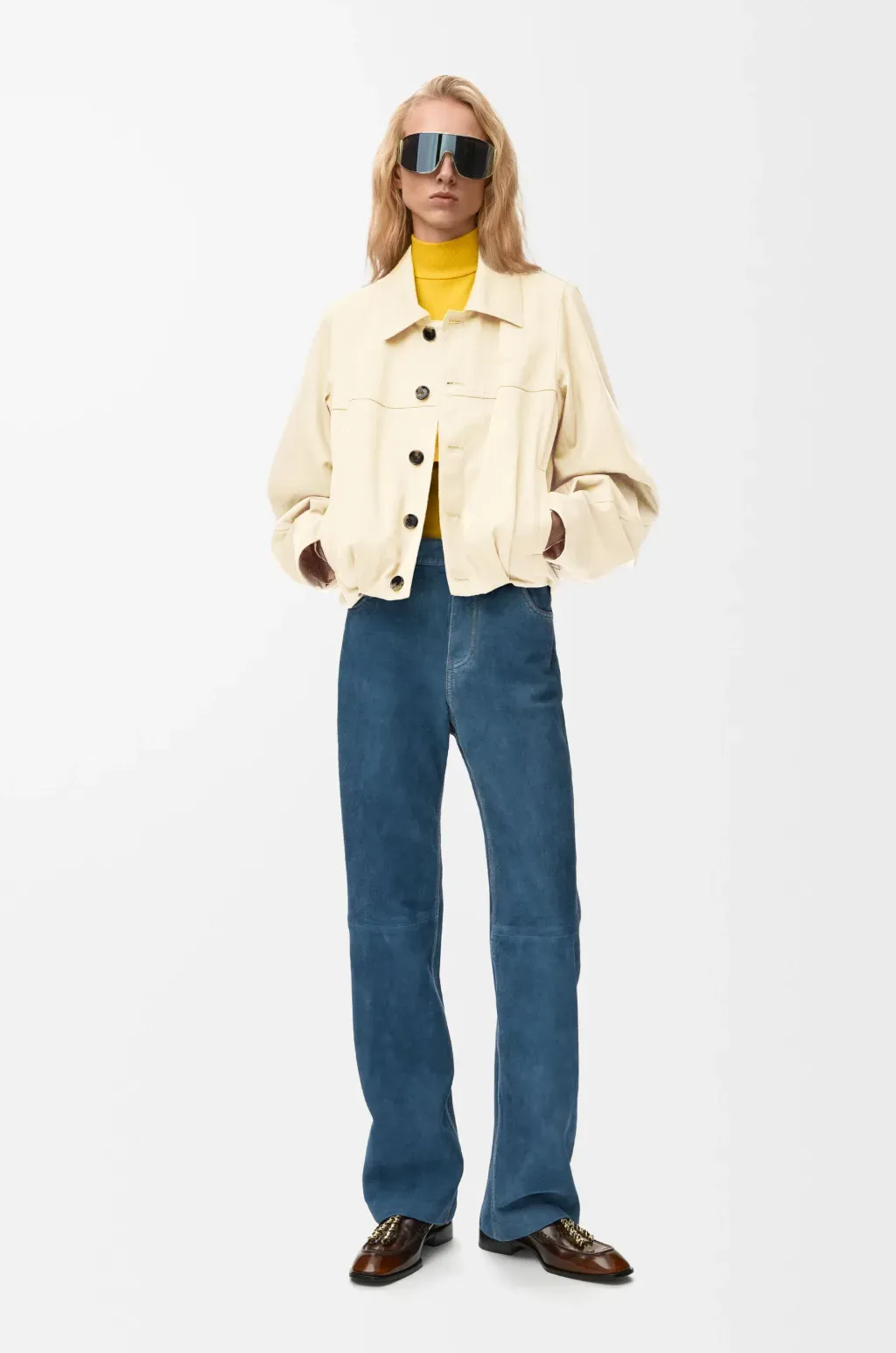 Jacket In Cotton And Silk