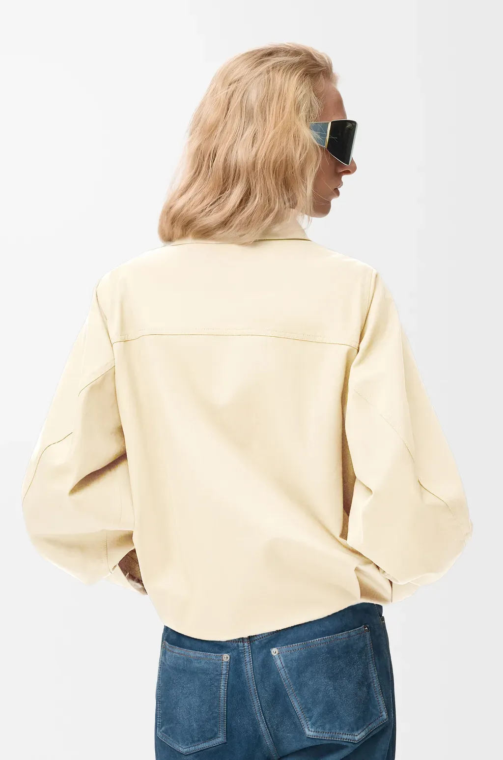 Jacket In Cotton And Silk