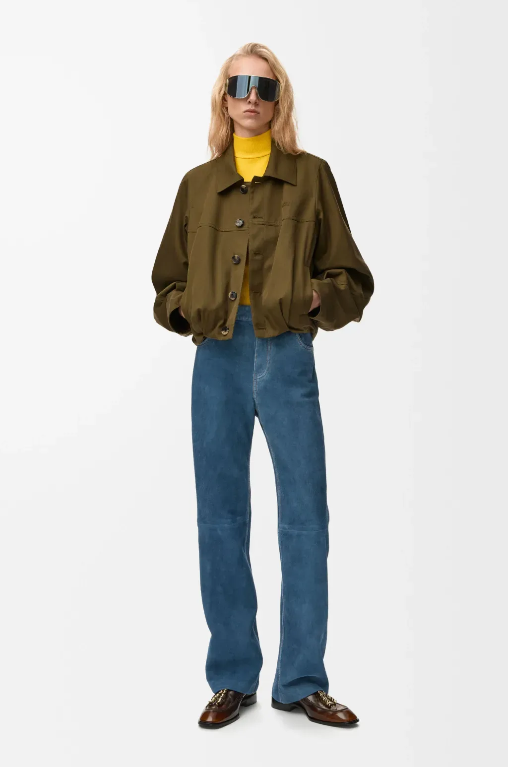 Jacket In Cotton And Silk