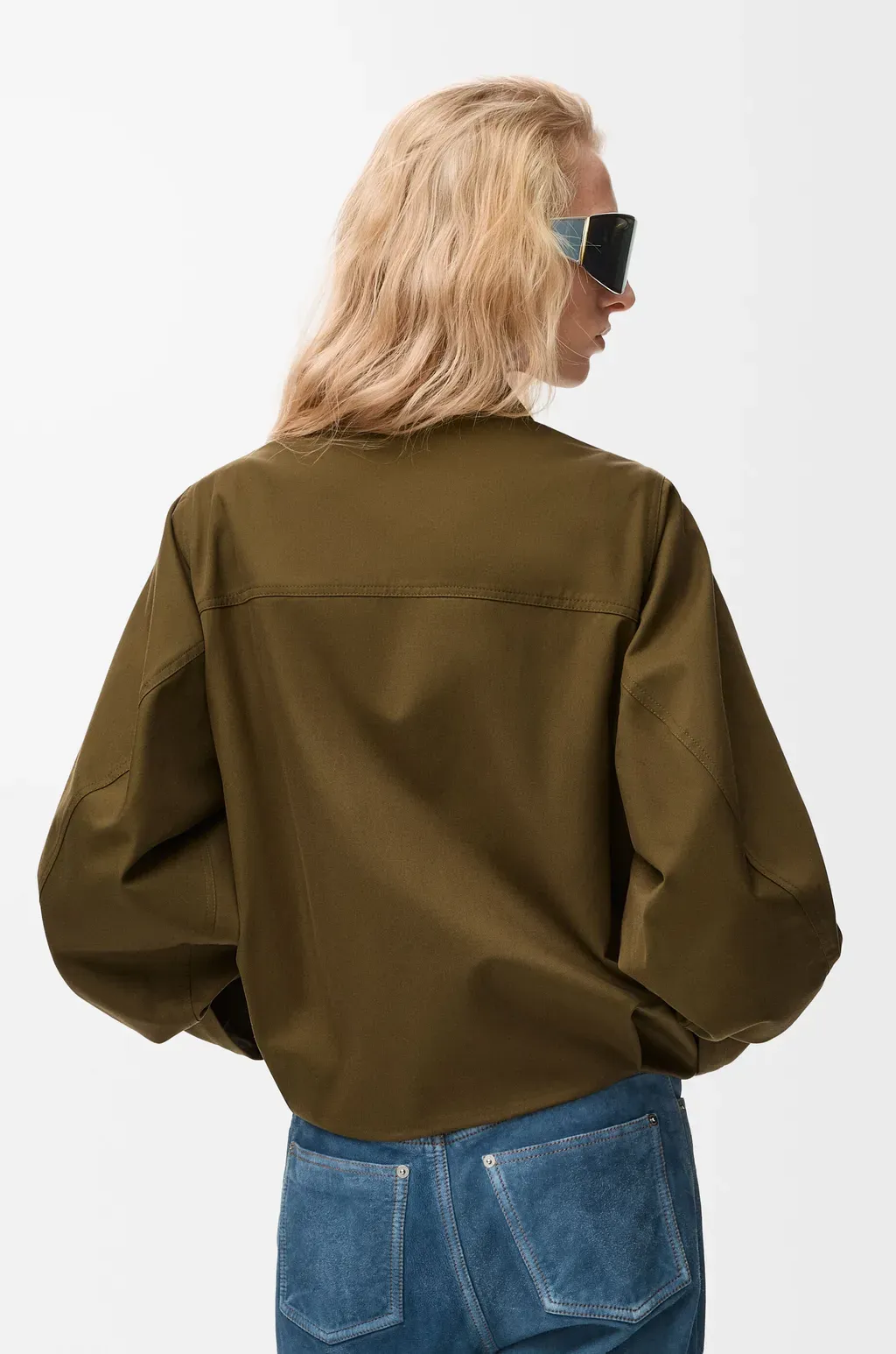 Jacket In Cotton And Silk