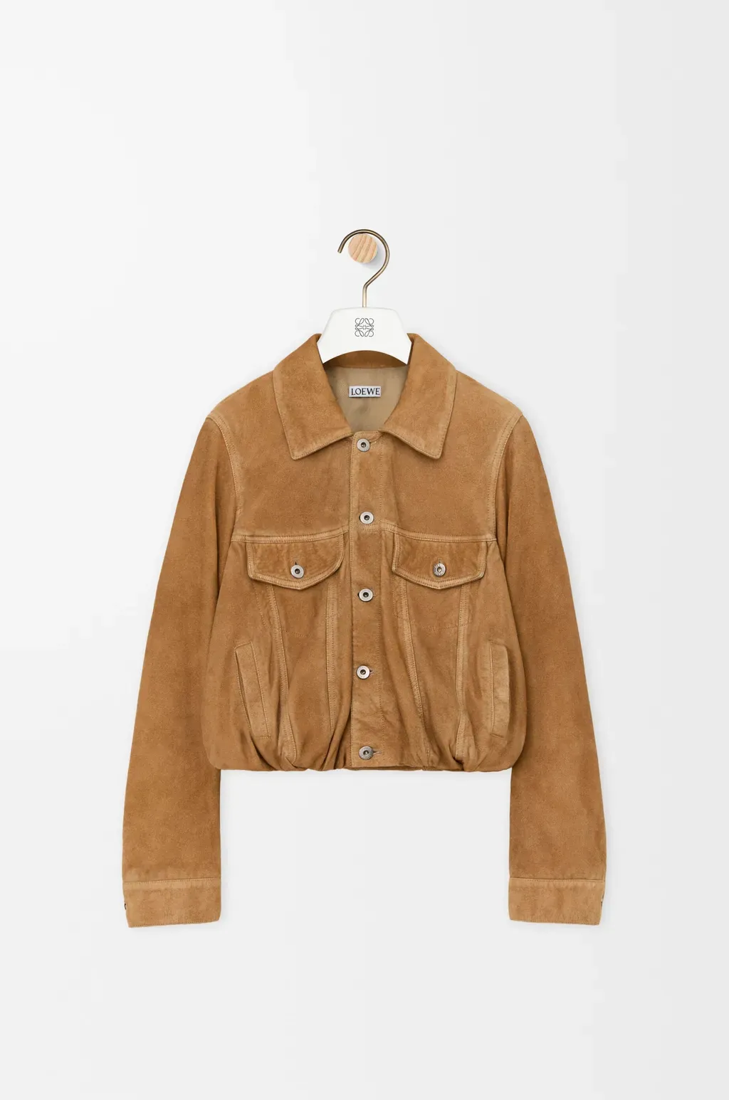 Jacket In Suede Goatskin