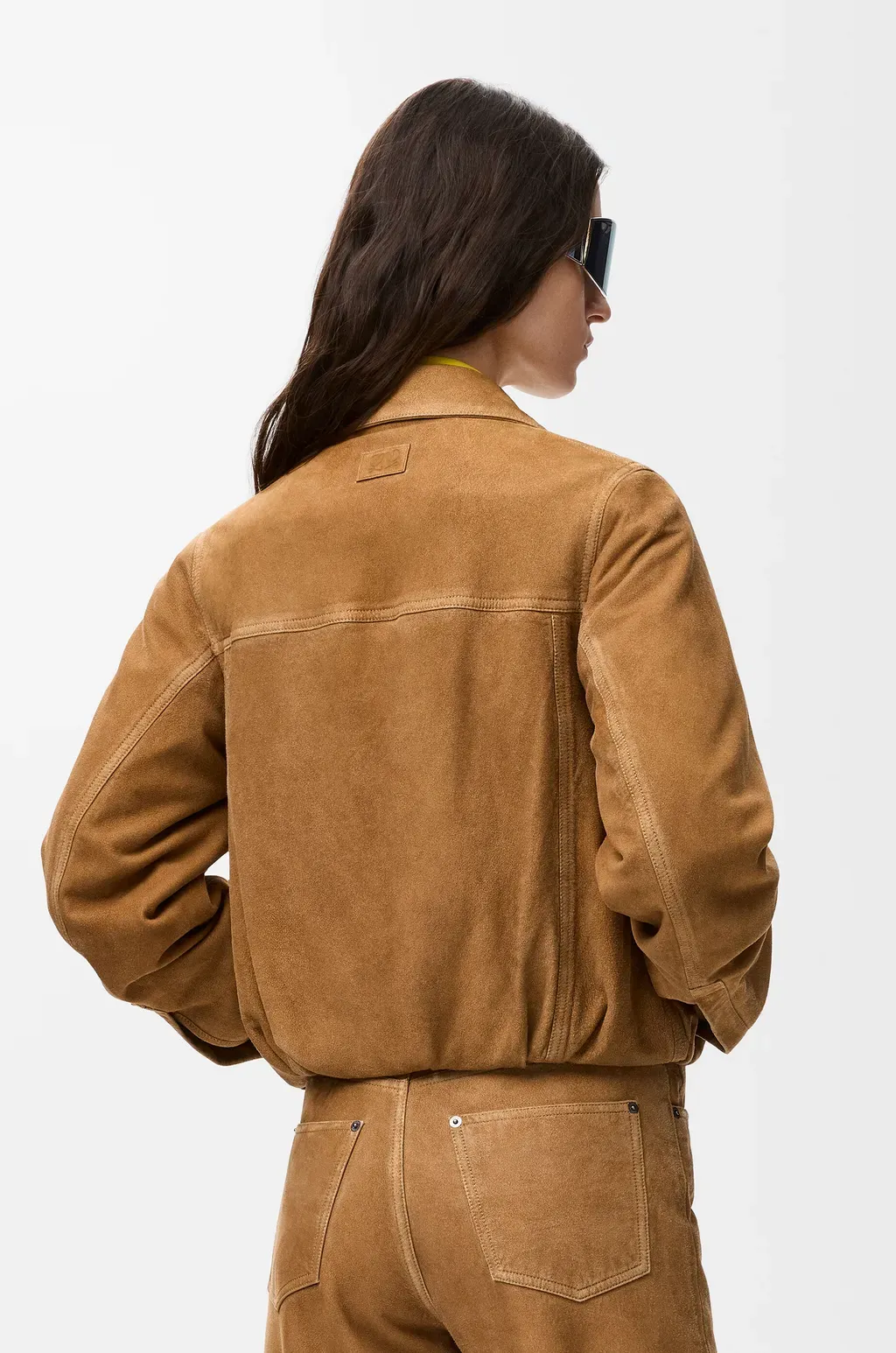 Jacket In Suede Goatskin