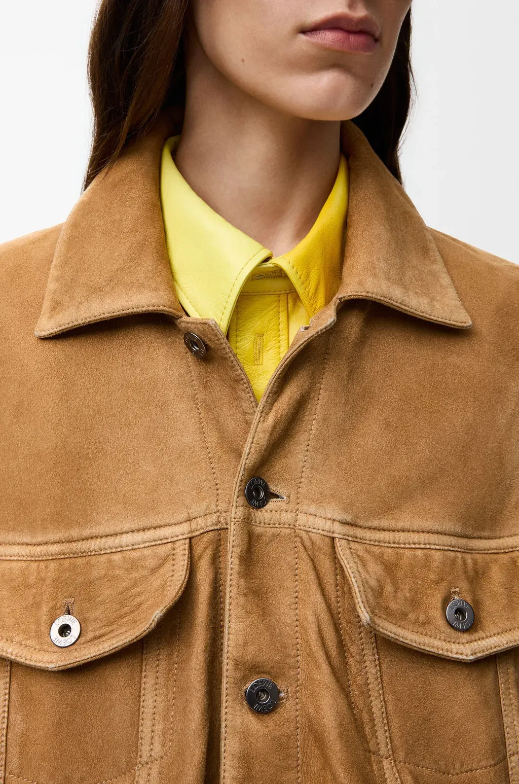 Jacket In Suede Goatskin