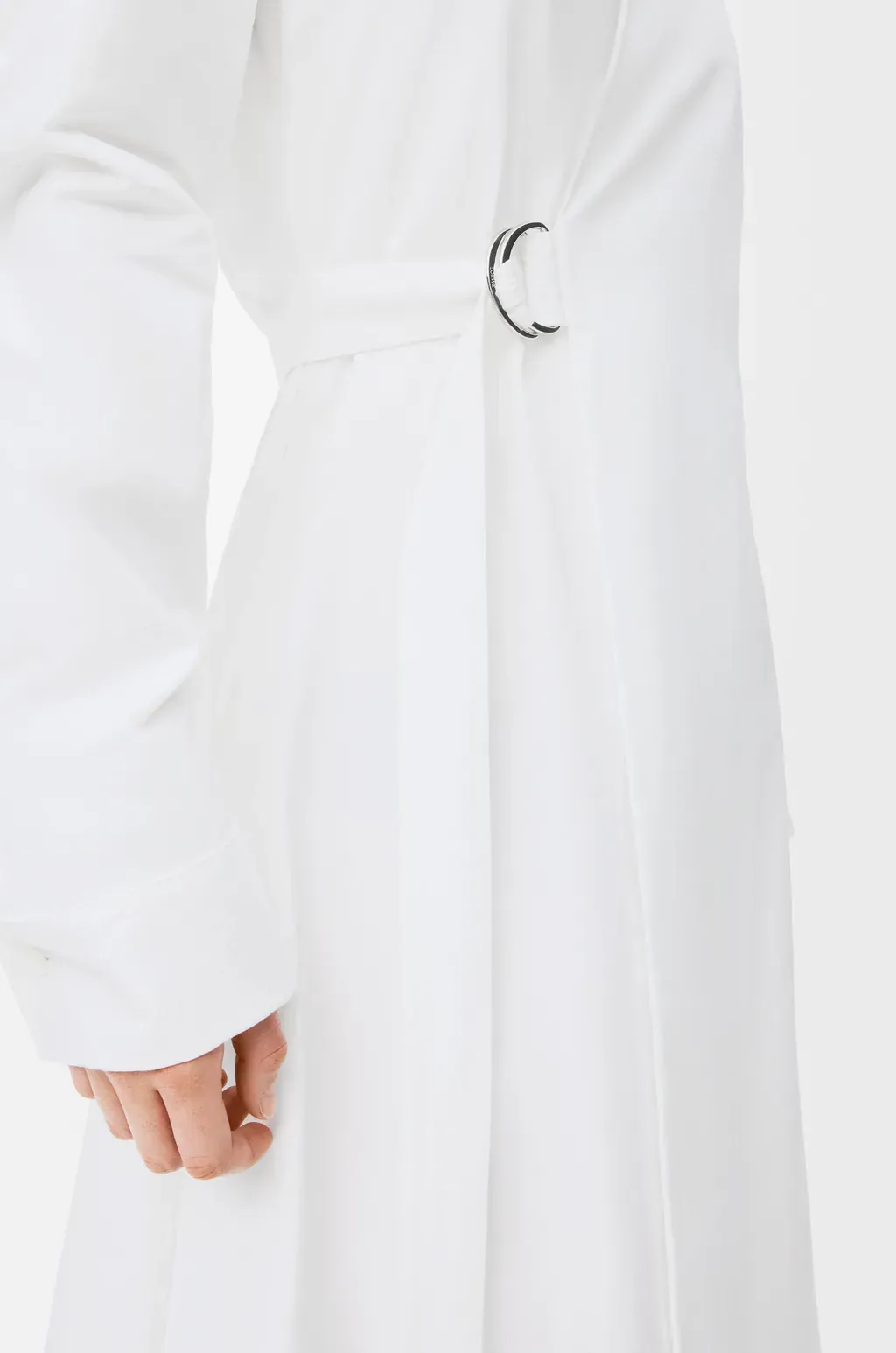 Draped Dress In Cotton