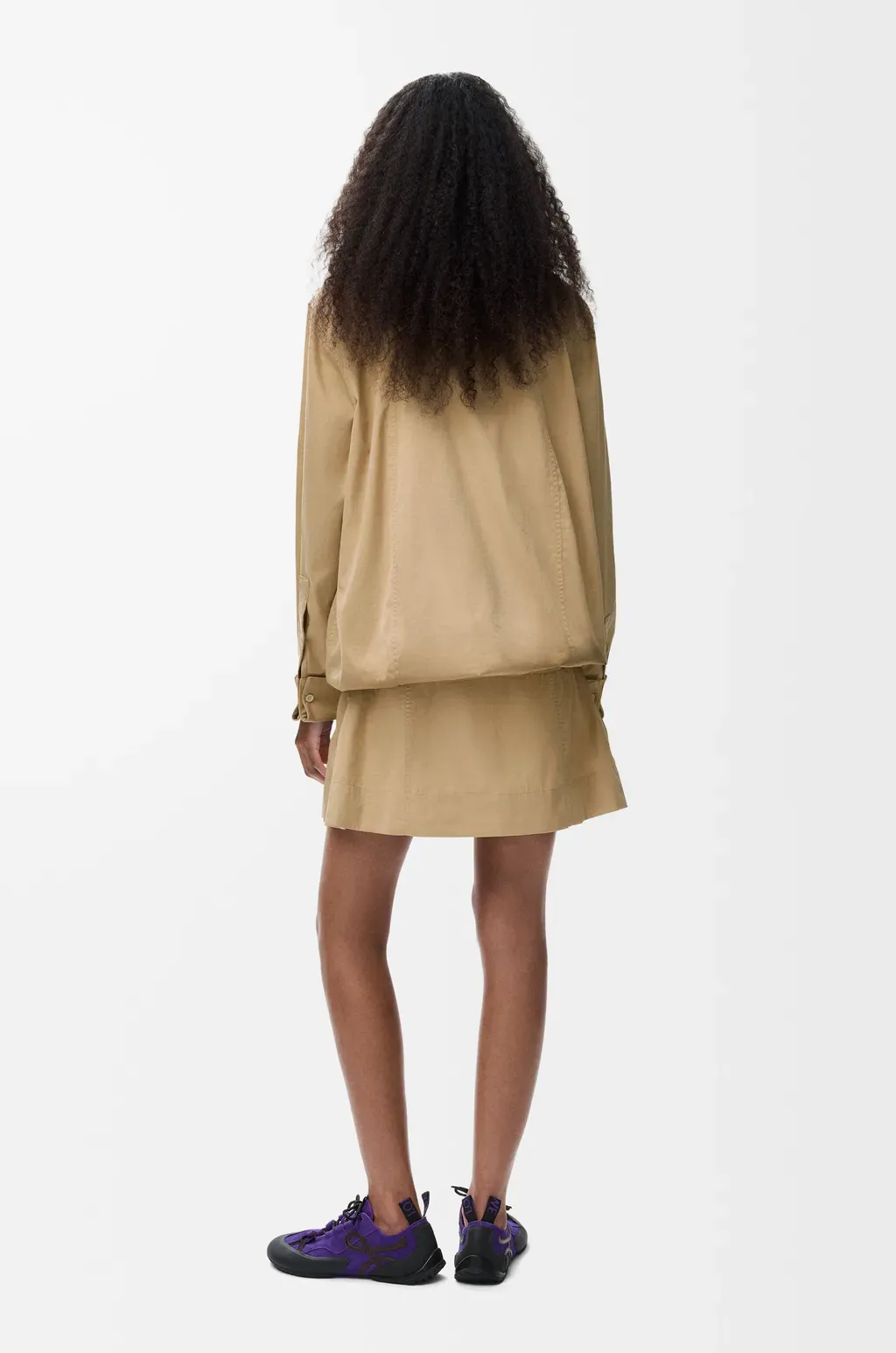 Dress In Cotton And Silk