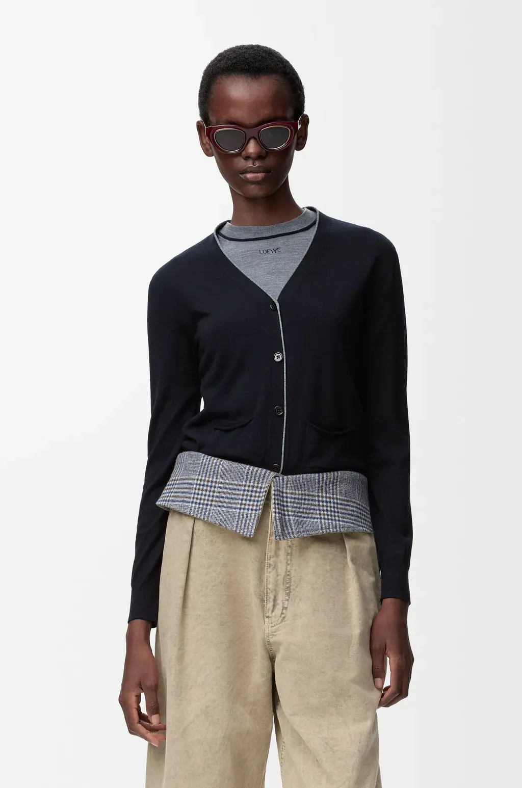 Cardigan In Wool