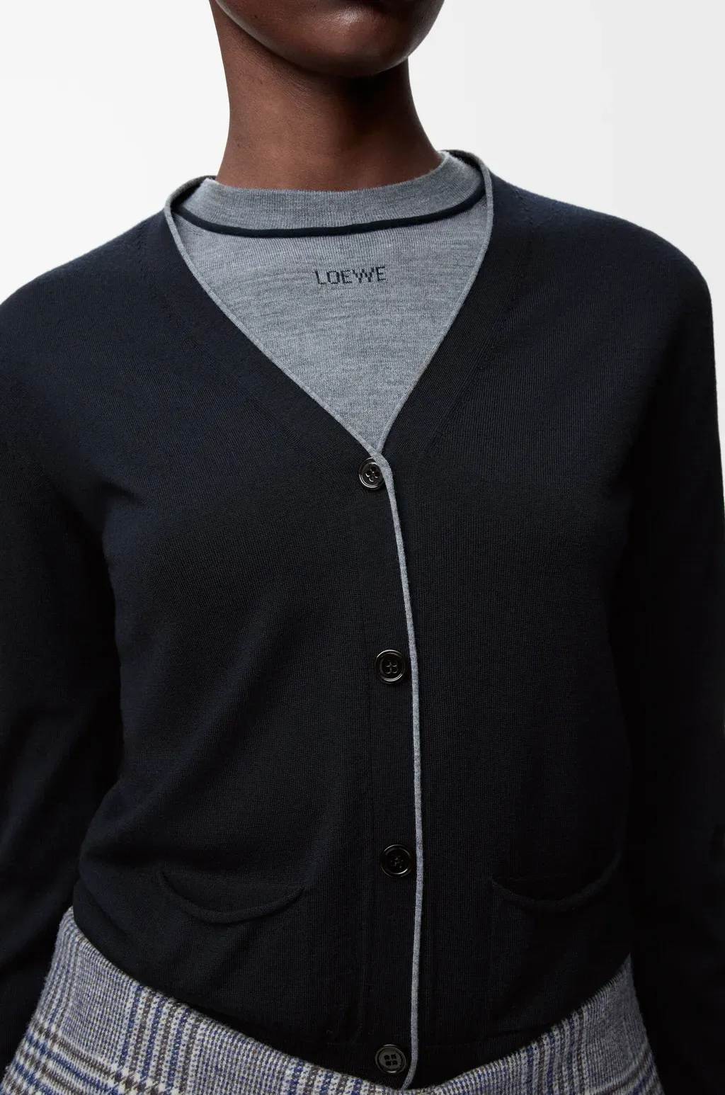 Cardigan In Wool