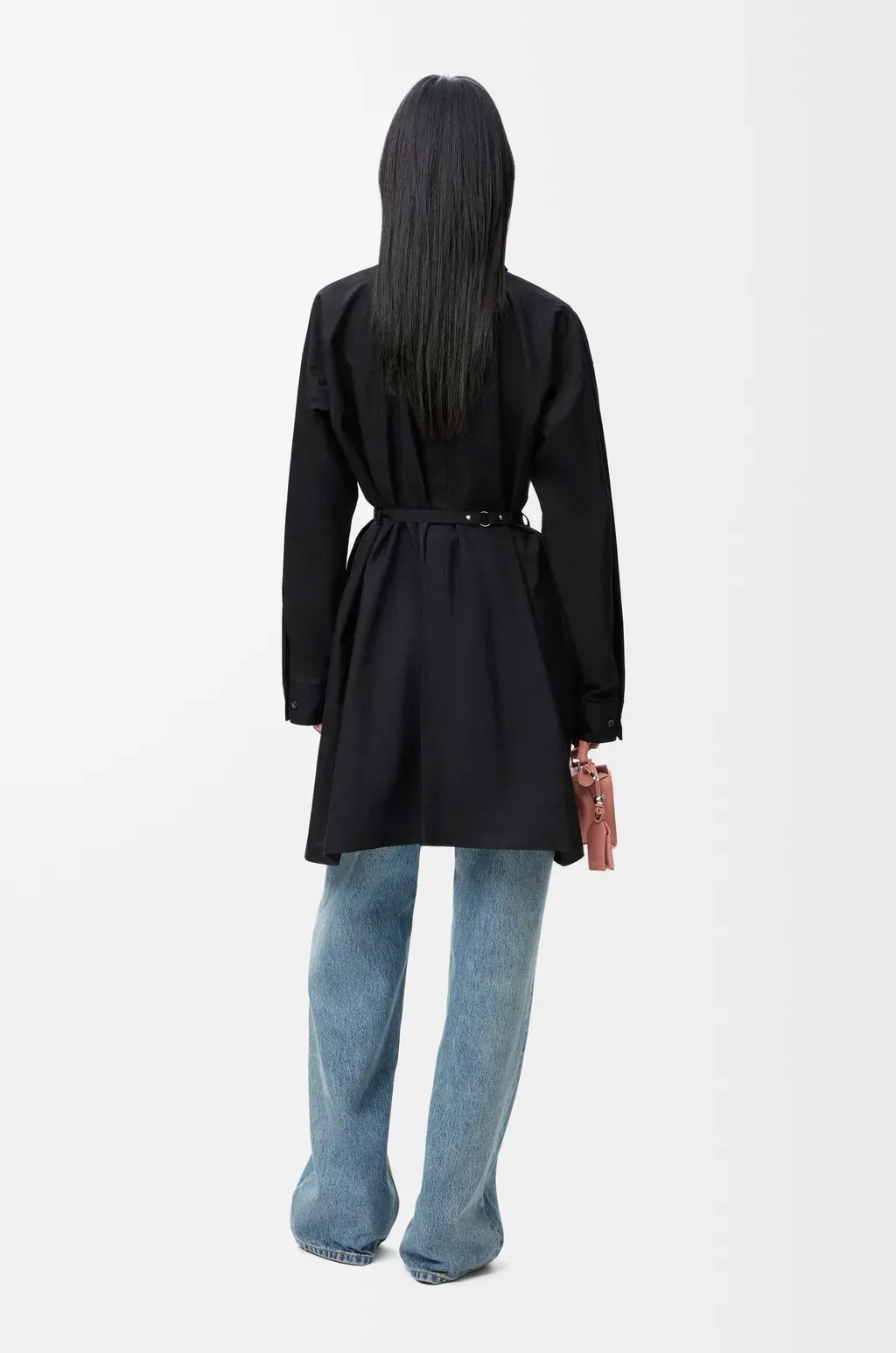 Shirt Dress In Silk And Cotton