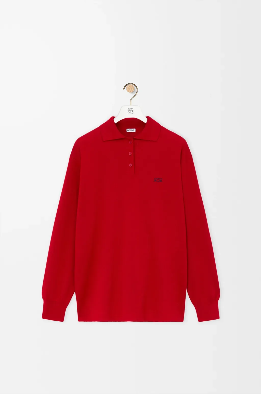Polo Sweater In Cashmere And Silk Blend
