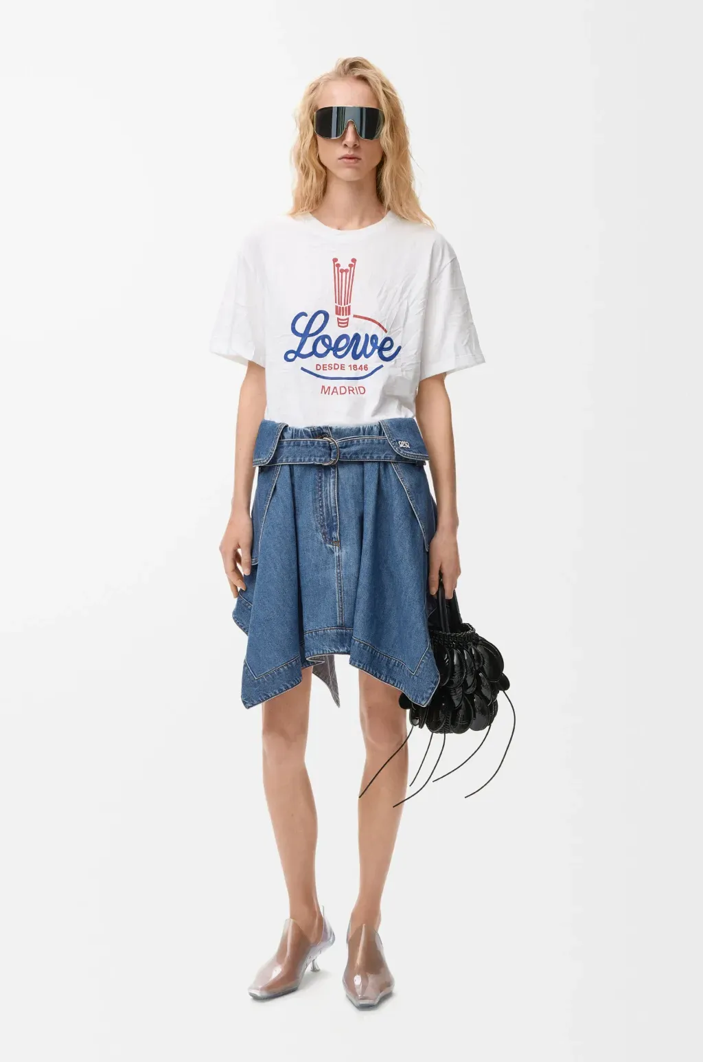 Cargo Skirt In Denim
