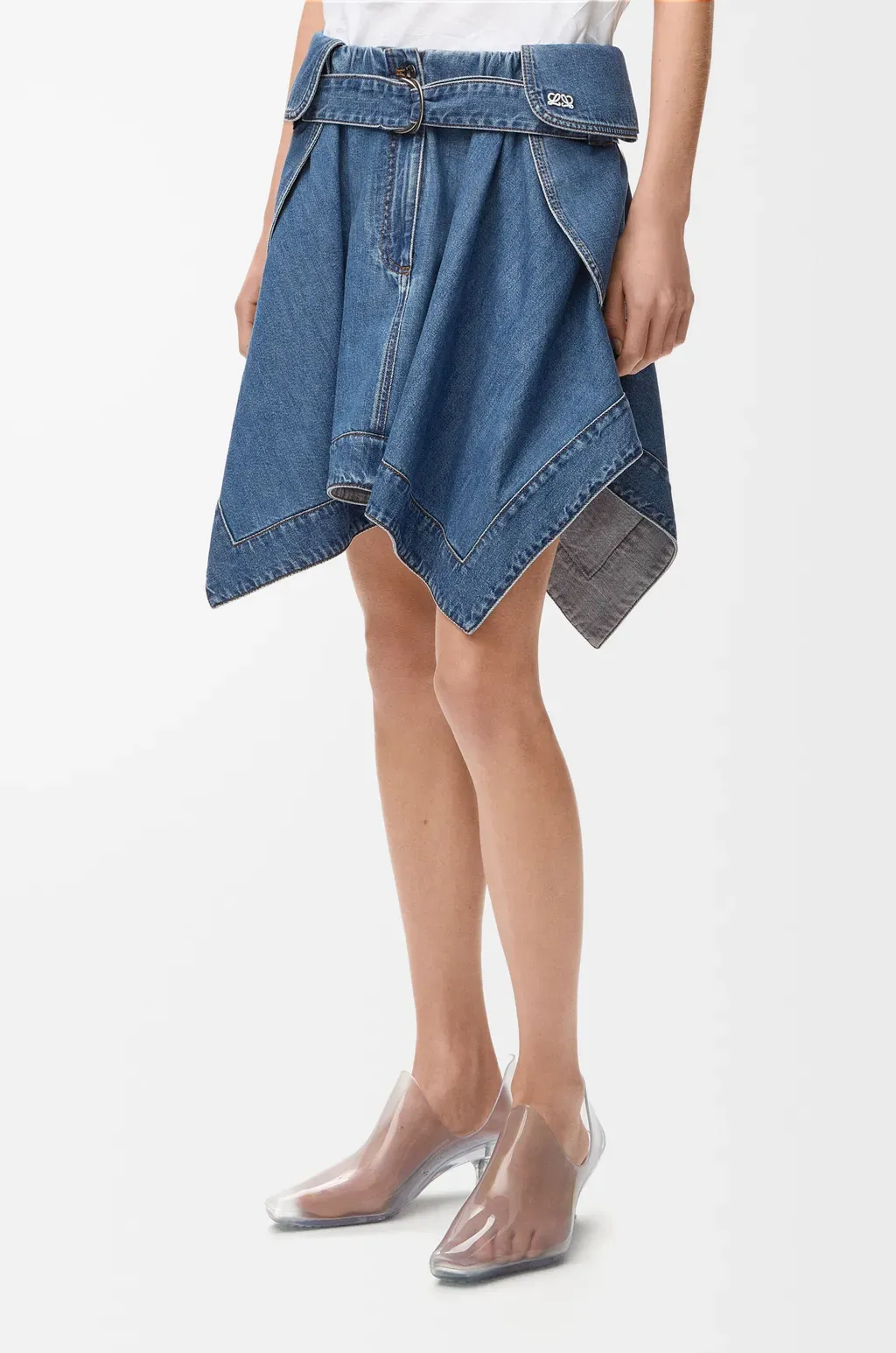 Cargo Skirt In Denim