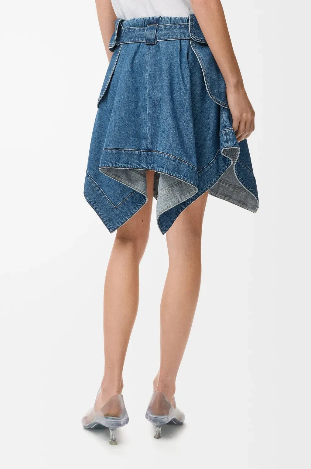 Cargo Skirt In Denim