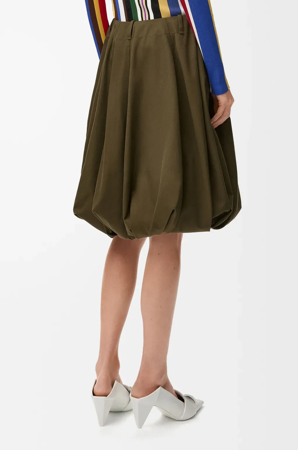 Skirt In Cotton And Silk