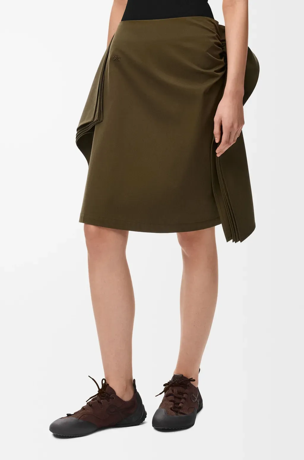 Skirt In Cotton And Silk