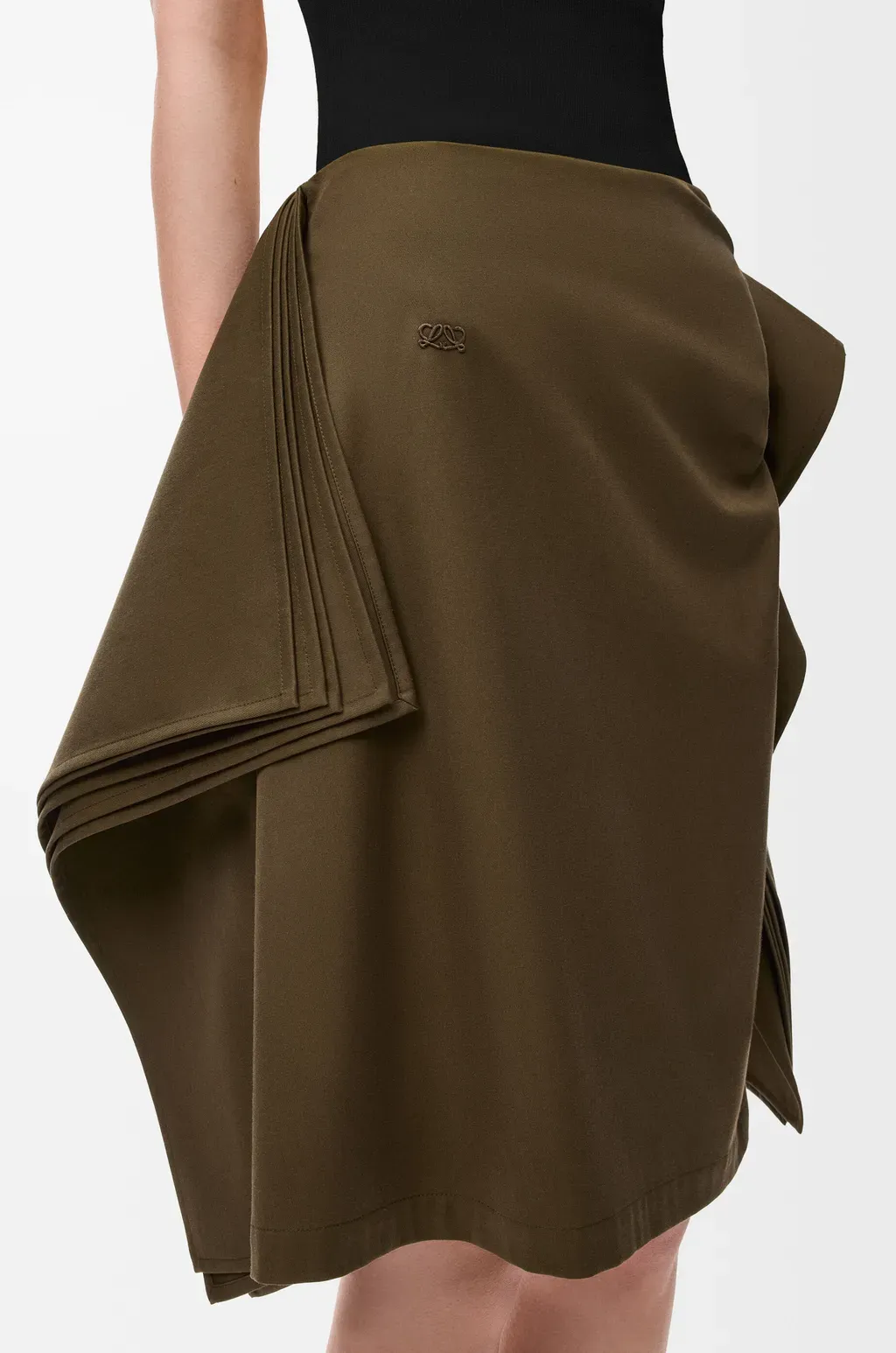Skirt In Cotton And Silk