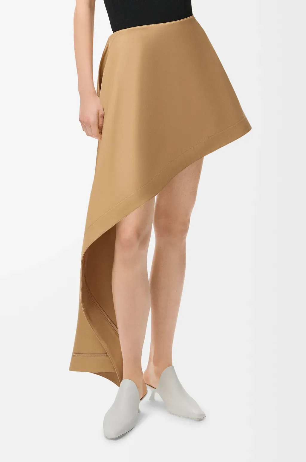 Skirt In Cotton And Silk