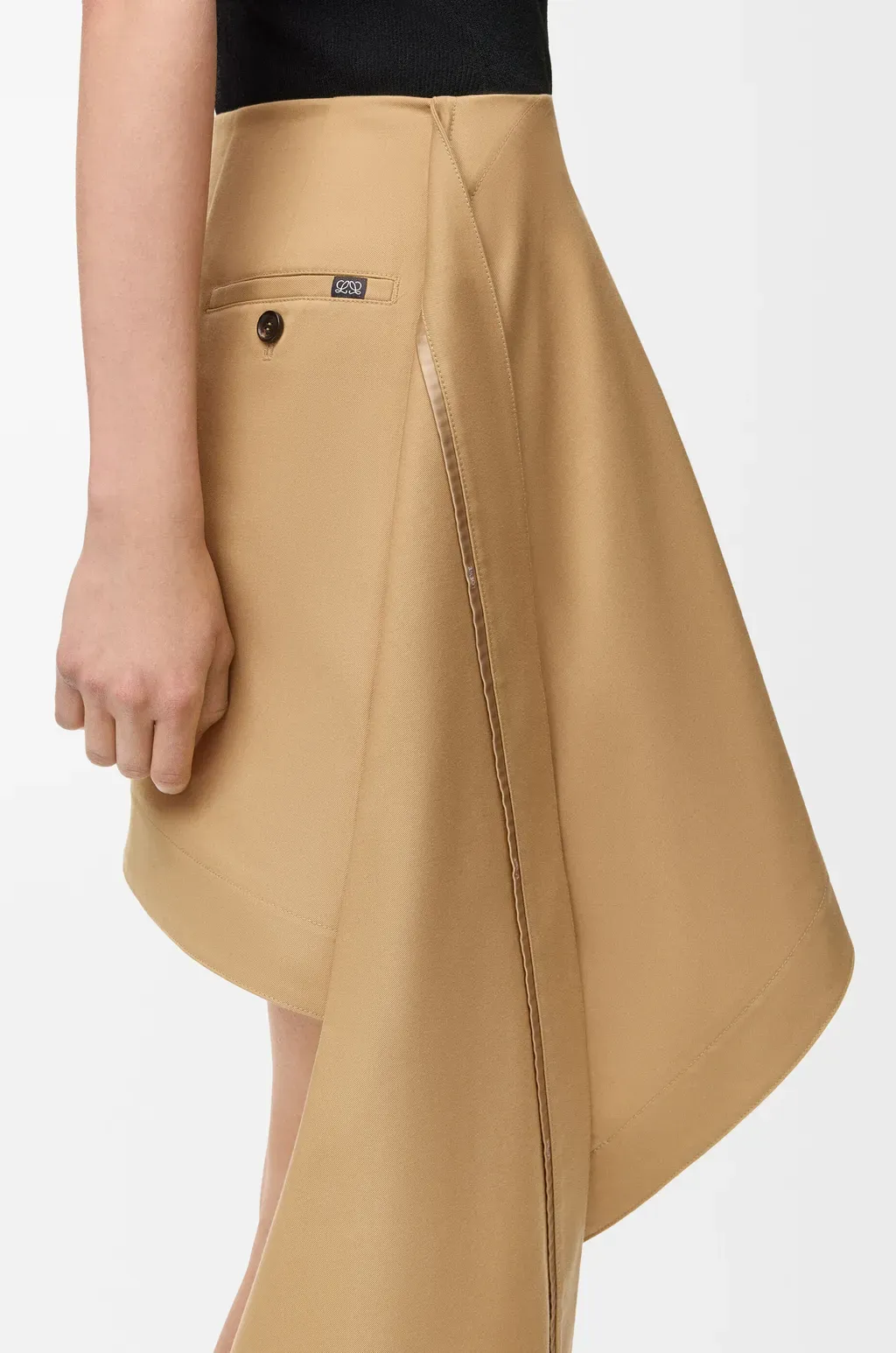 Skirt In Cotton And Silk