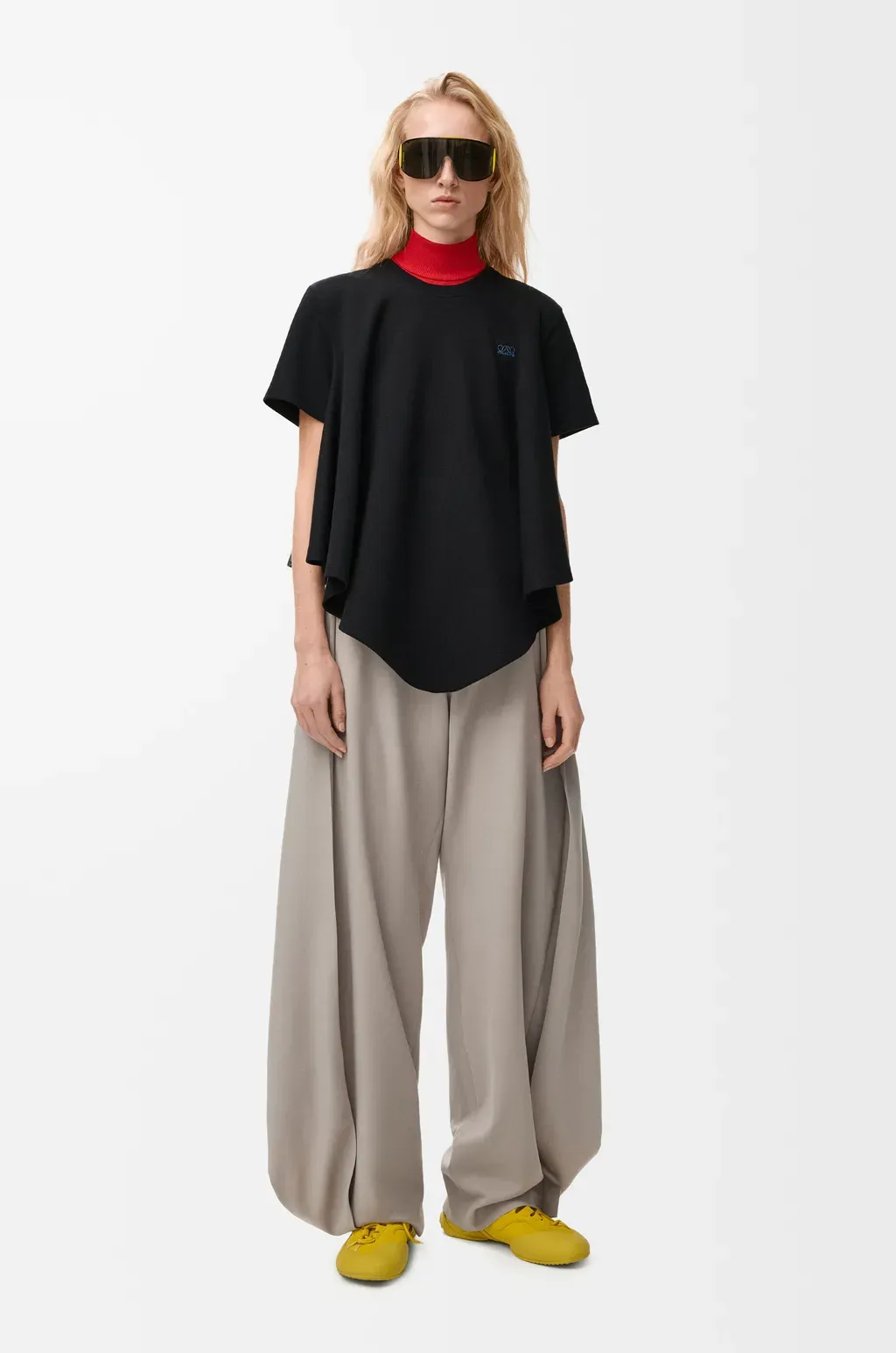 Cape T-Shirt In Cotton Blend