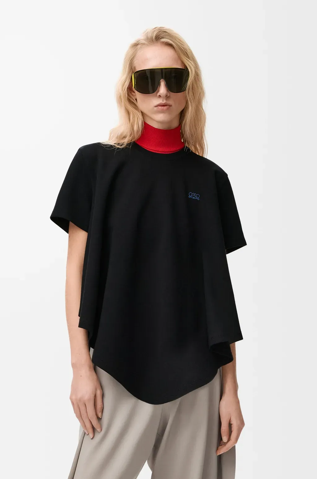 Cape T-Shirt In Cotton Blend