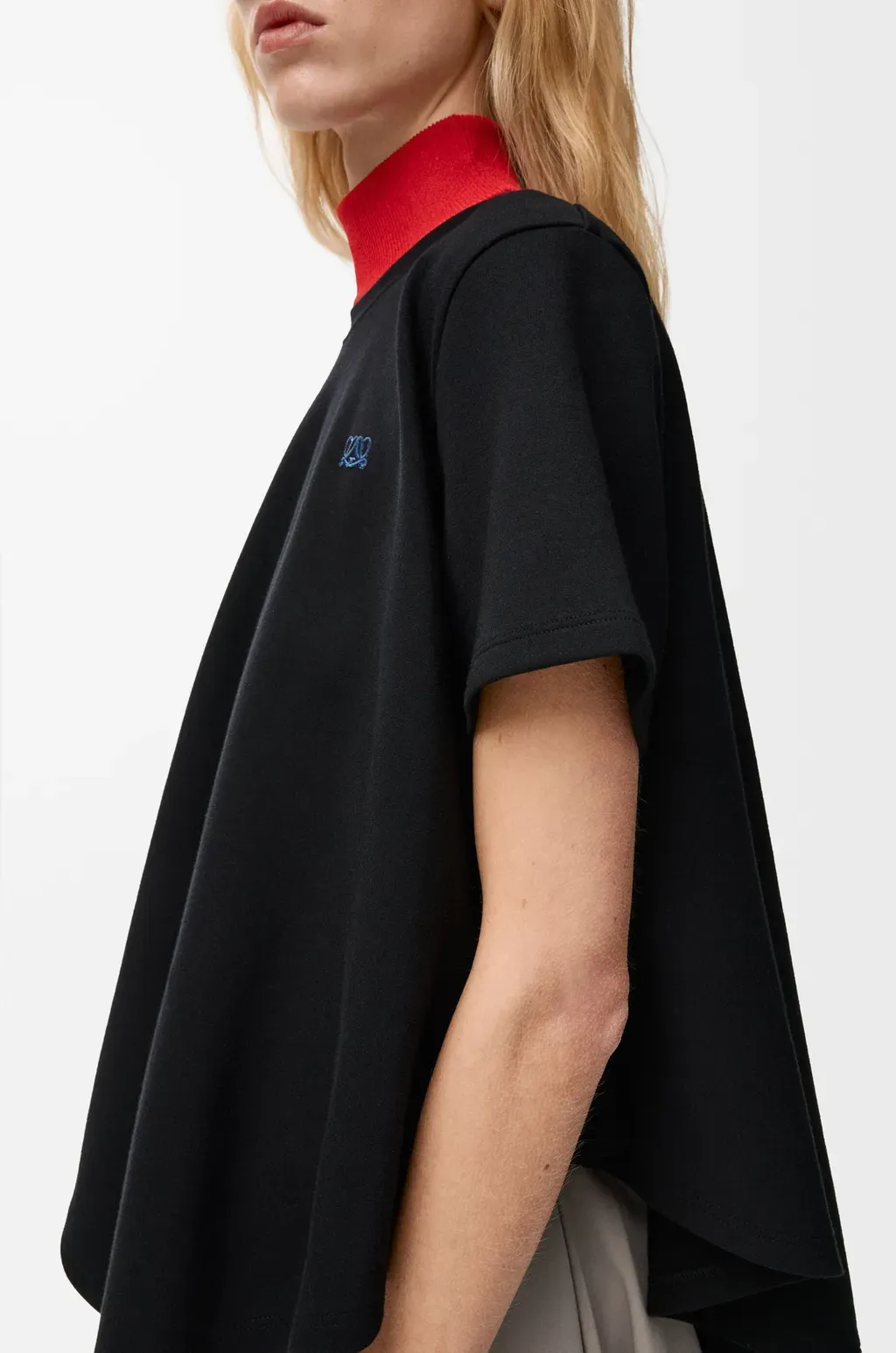 Cape T-Shirt In Cotton Blend