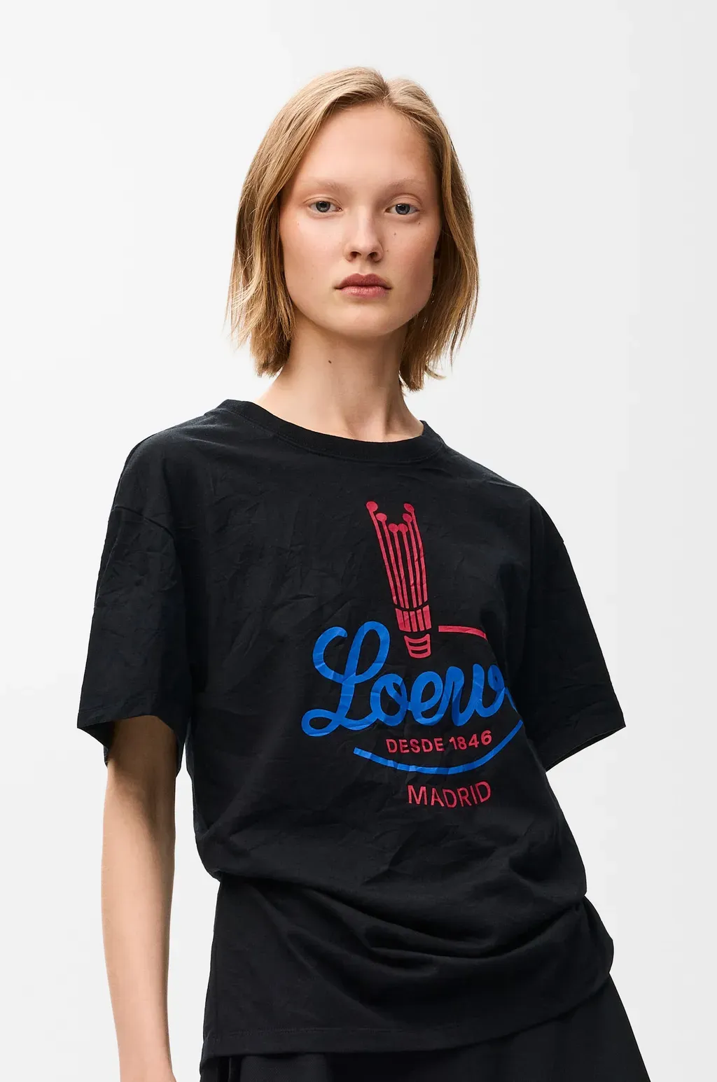 T-Shirt In Cotton Blend