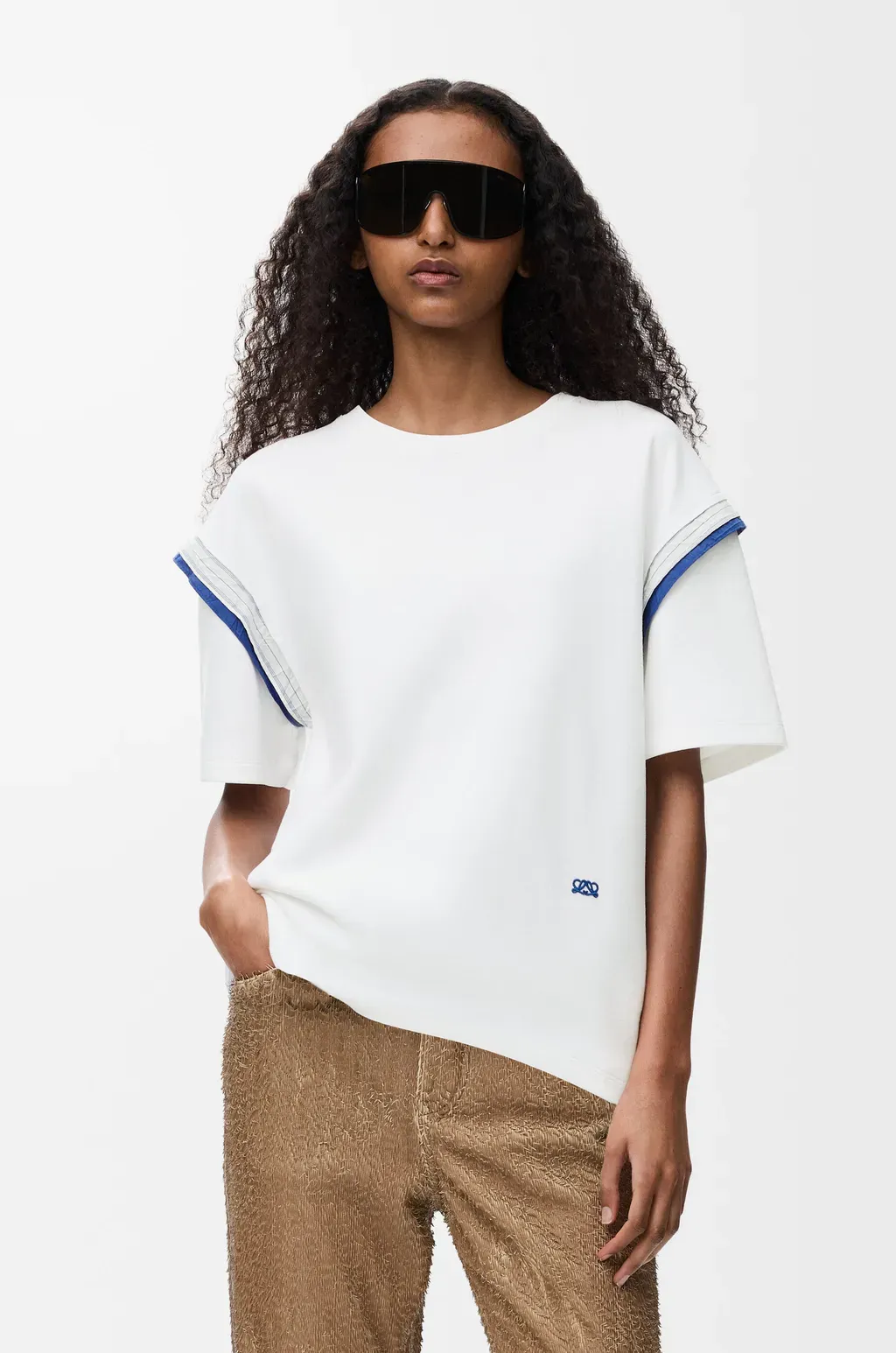 T-Shirt In Cotton Blend