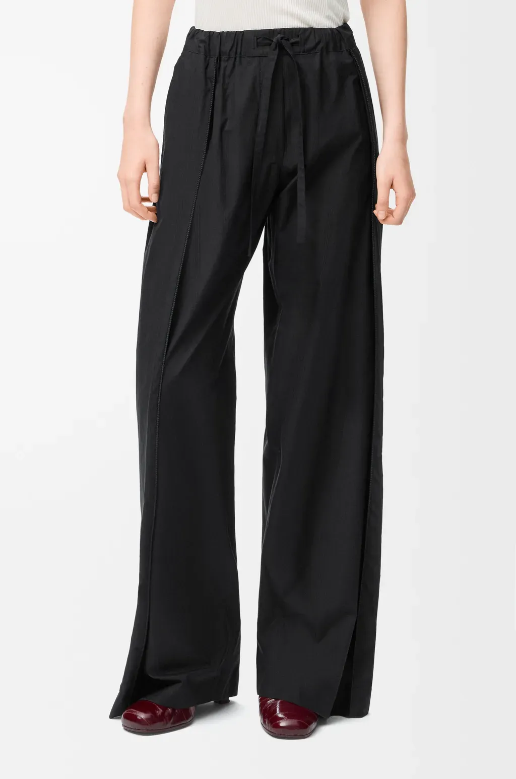 Pyjama Trousers In Silk And Cotton