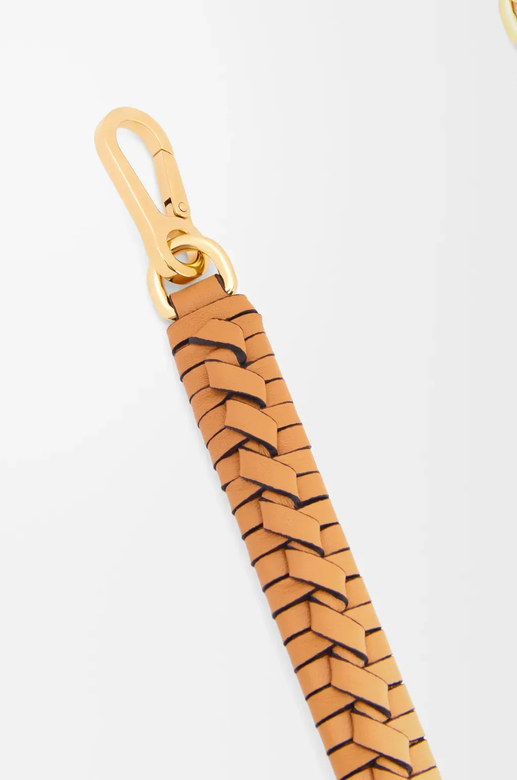 Woven Spiral Strap In Classic Calfskin