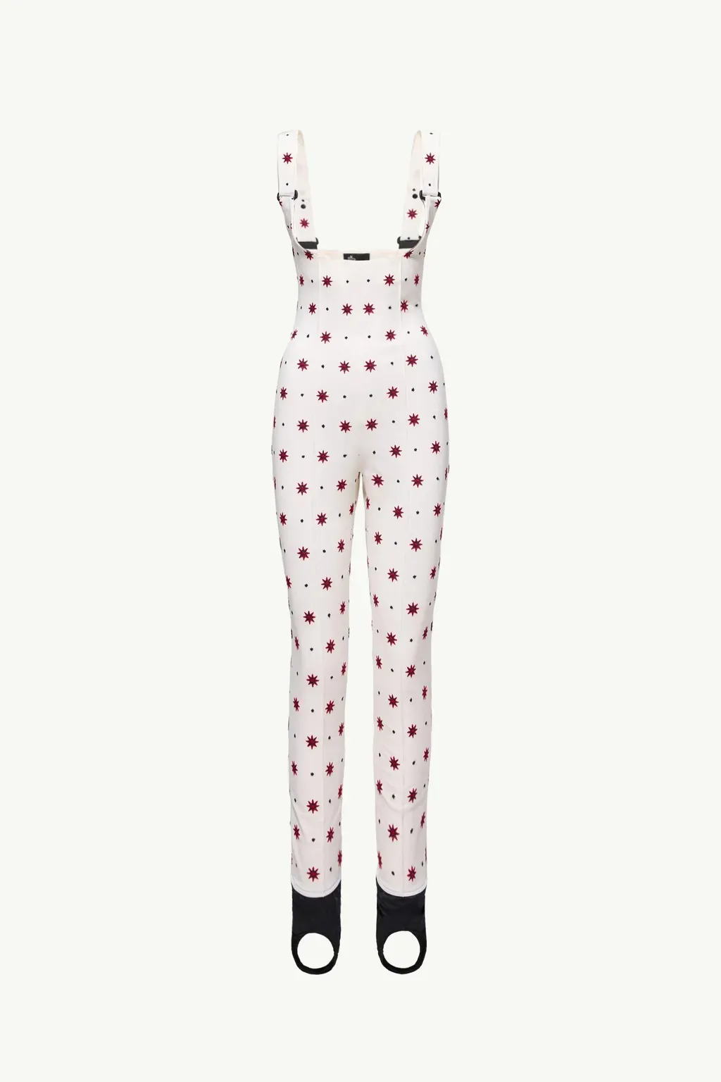 Geometric Pattern Technical Twill Ski Bib